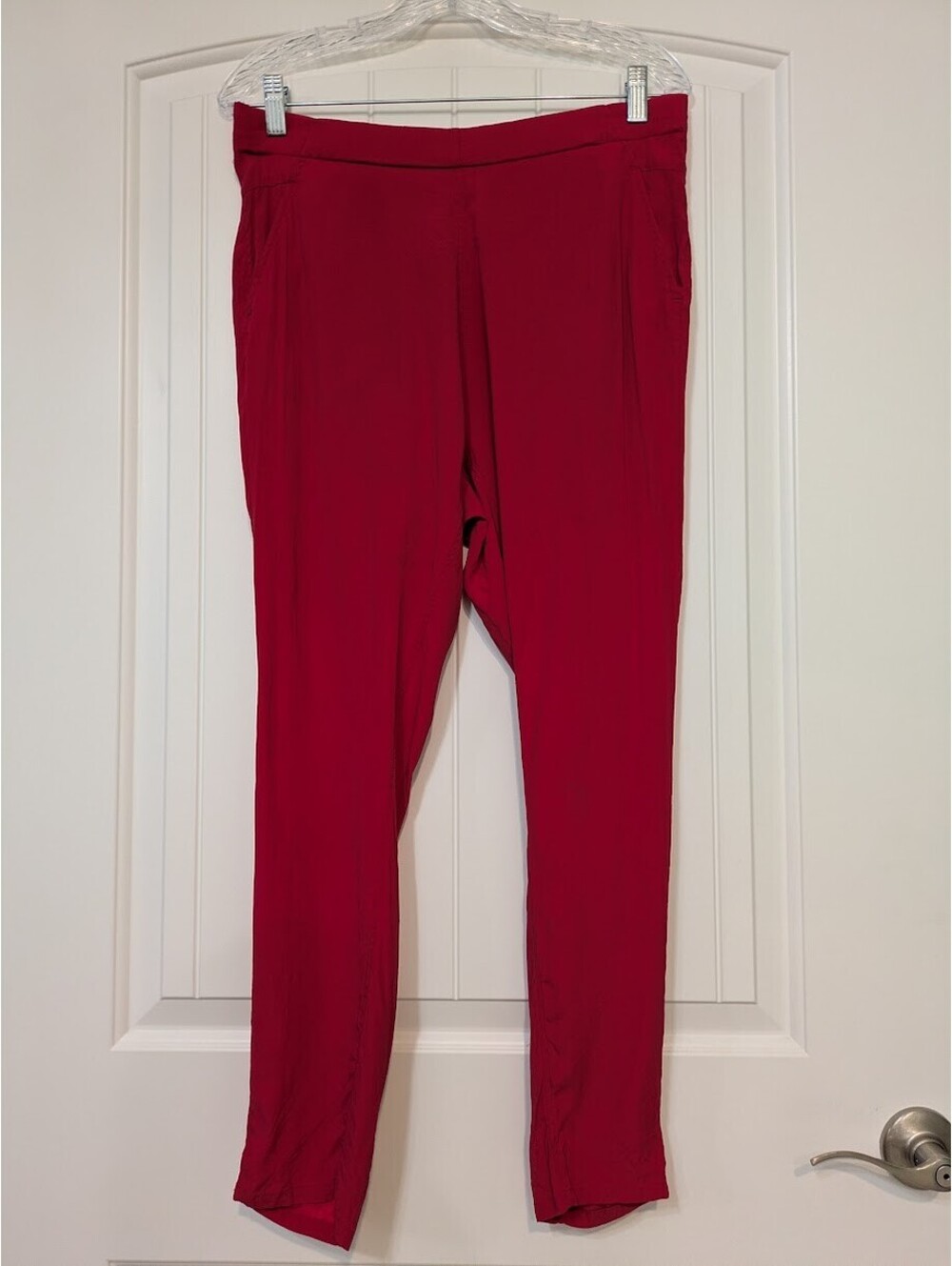 Scanlan Theodore Silk Wide‑Leg Pants Black Size 10 GUC